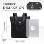Convertible Laptop Backpack for Women Men Carry on Tote Backpack Teacher - Image 3