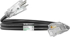 PLUGTUL Outdoor Extension Cord 3FT, 12 Gauge Extension Cord by PLUGTUL