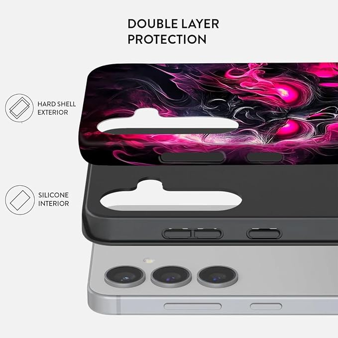 Compatible for Samsung Galaxy A37 5G Case, Dual Layer Heavy Duty 2 in 1 - Image 2