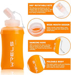 WRELS 350ml/500ml TPU Soft Water Bottles BPA Free Collapsible Soft Flask - Image 3