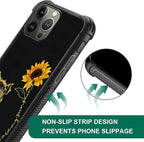 for iPhone 16 Pro Case, Pig Sunflower Yellow Sunshine Pattern Graphic Design - Image 5