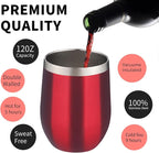 12oz/4 Pack Wine Tumbler Glasses - Image 3