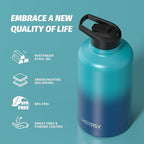 64oz Insulated Water Bottle, BPA Free&Leak Proof, Half Gallon Stainless Steel - Image 8