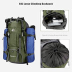 Bseash 60L Waterproof Hiking Camping Backpack - Image 4