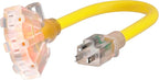 PlugSaf 1 FT 12/3 Gauge Outdoor Extension Cord by PlugSaf