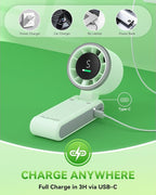 PlayHot Portable Handheld Turbo Fan, 5 Gear Wind, Battery Operated, 3 IN 1 Hand - Image 5
