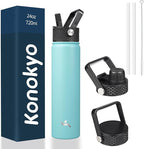 Konokyo Insulated Water Bottle 24oz Stainless Steel Sport Bottles by Konokyo