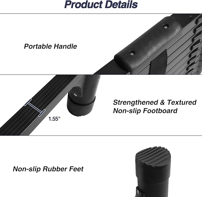 BOCOM 12.5 FT Aluminum Telescoping Ladder - Image 4