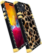 Compatible with iPhone 15 Case, Seamless Gold Chain Leopard Luxury Golden - Image 3