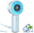 Portable Handheld Fan Personal Small Turbo Hand Fan Powerful, USB Rechargeable by AUIIAH