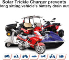 ECO-WORTHY 10W Solar Car Battery Charger Maintainer 12V Waterproof Portable - Image 2