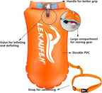 Swim Buoy for Open Water, 20L Swim Safety Float Waterproof Dry Bag for Swimmers - Image 6