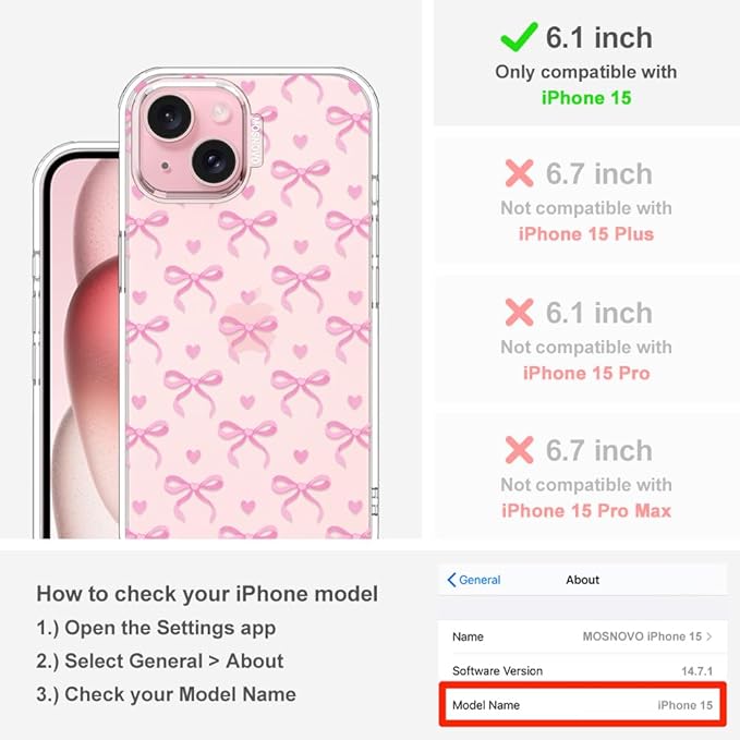 MOSNOVO Case for iPhone 15 Plus - Image 2