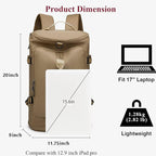 Gym Duffle Bag Waterproof black Laptop Backpack Suitable - Image 6