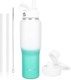 ABOTOCUP 32oz Insulated Water Bottle, Fit in Any Car Cup Holder, Water Bottle by ABOTOCUP