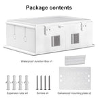 Namunanee Outdoor Electrical Junction Box, ABS Water Resistant Enclosure - Image 7