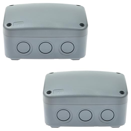 SuperInk IP66 Waterproof Junction Box, Outdoor Electrical Enclosure Box by SuperInk