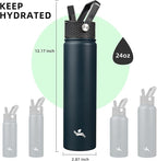Konokyo Insulated Water Bottle 24oz Stainless Steel Sport Bottles - Image 5