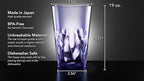 SCANDINOVIA - 19oz Unbreakable Premium Drinking Glasses Set of 6 - Super Grade - Image 3