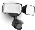 LUTEC 38W 3500 Lumen LED Motion Activated Integrated Dual-Head Floodlight by LUTEC