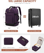 LOVEVOOK Carry On Travel Backpack - Image 2