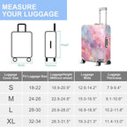 ANNA QUEEN Pink Marble Travel Luggage Cover -Stretchable Airplane Suitcase - Image 7