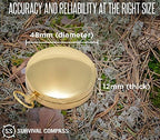 SharpSurvival Military-Grade Glow-in-The-Dark Compass – Waterproof Metal - Image 5