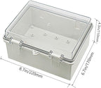 Zulkit 2pcs Junction Box ABS Plastic Dustproof Waterproof IP65 Electrical Boxes - Image 2