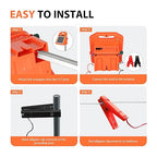 ANDMON MINI250 15 Miles Solar Electric Fence Charger, 0.25 Joule Solar Fence - Image 9