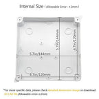 LeMotech Junction Box, Electrical Box IP65 Water Resistant Dustproof ABS - Image 3