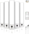 EZVALO 5-Pack Under Cabinet Lighting, 2400mAh Motion Sensor Light, LED Closet by EZVALO