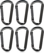 DELSWIN Heavy Duty Carabiner Clip 900lbs, 3 Inch Steel Carabiners by DELSWIN