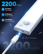 Under Cabinet Lighting, 10 Inch LED Battery Operated Rechargeable Motion Sensor - Image 6