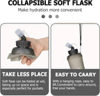 WRELS 350ml/500ml TPU Soft Water Bottles BPA Free Collapsible Soft Flask - Image 5