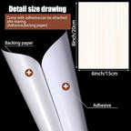 Mudder Vinyl Siding Repair Kit 6 x 8 Inch Vinyl Siding Patch Self Adhesive PVC - Image 3