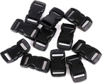 5/8" Black Plastic Side Release Buckle Curved Quick Release - Image 5