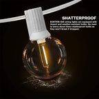 SUNTHIN White String Lights, 97FT White Outdoor Lights - Image 4
