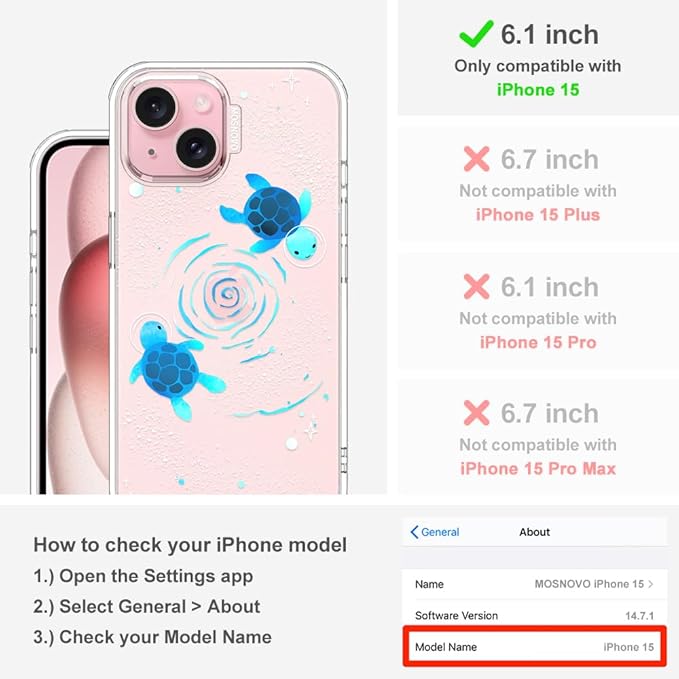 MOSNOVO Case for iPhone 15 - Image 2