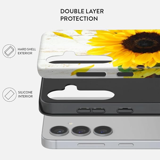 Compatible for Samsung Galaxy A37 5G Case, Dual Layer Heavy Duty 2 in 1 - Image 2