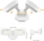 Onforu 3200LM Flood Lights Outdoor, 32W 6500K LED Security Light Switch - Image 8