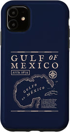 Gulf of Mexico 1672 Historic Map Case by Unknown