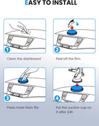 eSamcore Dashboard Sticky Pad, for Suction Cup Phone Mount 3M Adhesive Pad Dash - Image 6