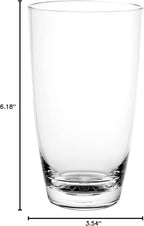 KLIFA- ETON, 20.8 oz, Acrylic Highball Drinking Glasses Set, Iced Tea Cups - Image 6