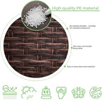 Wicker Repair Kit, Mottled Dark Brown, Polyethylene Material - Image 6