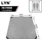 LYN Heavy Duty Emergency Blanket Survival Gear Waterproof Insulated Blanket - Image 2