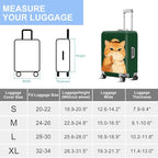 ANNA QUEEN Funny Cat Luggage Cover, Cute Cartoon Stretchable Suitcase Protector - Image 7