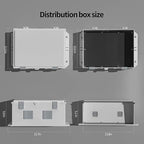 Namunanee Outdoor Electrical Junction Box, ABS Water Resistant Enclosure - Image 6
