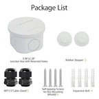 LeMotech Junction Box, Electrical Box IP55 Water Resistant Dustproof ABS - Image 7
