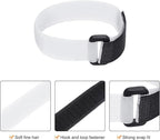 MECCANIXITY 5Pcs Reusable Battery Tie Down Straps, 0.8x12" White Nylon - Image 3