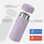 【Upgraded】Exllena Small Insulated Water Bottle 8 oz/250ml– Mini Insulated Water - Image 3